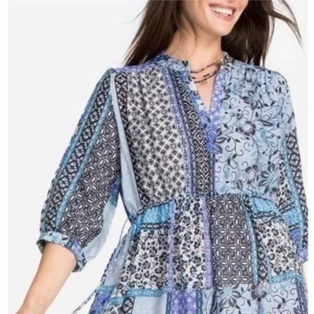 Johnny Was Marrakesh Drawstring Midi Dress - Picture 4 of 10